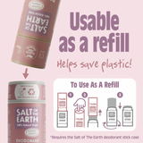Salt of the Earth Lavender & Vanilla Deodorant Stick - Use or Refill 75g