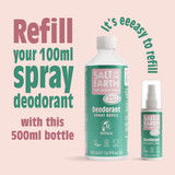 Salt of the Earth Melon & Cucumber Deodorant Spray Refill 500ml