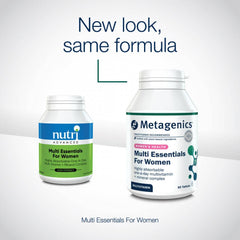Metagenics Multi Essentials For Women 60s (Formerly Nutri Adv. NUT-3255)