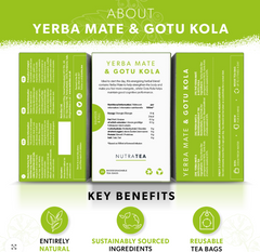 Nutratea Yerba Mate & Gotu Kola 20s