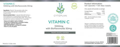 Cytoplan Vitamin C 1000mg with Bioflavanoids 50mg 120s