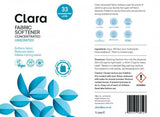 Clara Fabric Softener Concentrated Unscented 1L