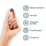 Bio-Kult Teens 13+ 3 in 1 Biotic Blend Multivitamins & Zinc Blackcurrant Flavour 30 Gummies