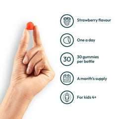 Bio-Kult Kids 4+ 3 in 1 Biotic Blend Multivitamins Strawberry Flavour 30 Gummies