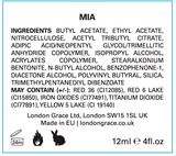 London Grace Nail Polish Mia 12ml