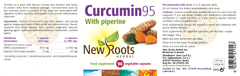 New Roots Herbal Curcumin 95 with Piperine 90s