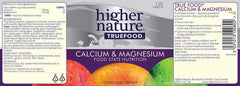 Higher Nature True Food Calcium & Magnesium 60's