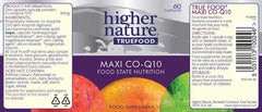 Higher Nature True Food Maxi Co Q10 30's