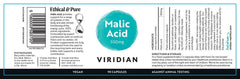 Viridian Malic Acid 550mg 90s