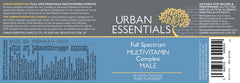 Urban Essentials Full Spectrum Multivitamin Complex Male 60s