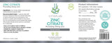 Cytoplan Zinc Citrate 30mg 60s