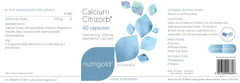 Nutrigold Calcium Citrizorb 100mg 60s