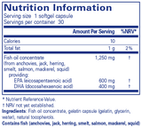 Pure Encapsulations O.N.E. Omega 30s