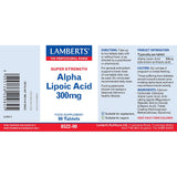 Lamberts Alpha Lipoic Acid 300mg 90s