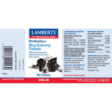 Lamberts Pet Nutrition Dog Calming Tablets 90s