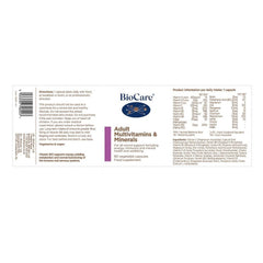 BioCare Adult Multivitamins & Minerals 90s