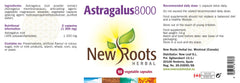 New Roots Herbal Astragalus 8000 90s