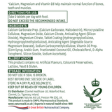 Natures Aid Calcium, Magnesium & Vitamin D3 (Synergistic Formula) 90s