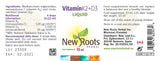 New Roots Herbal Vitamin K2 + D3 15ml
