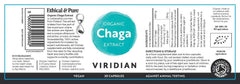Viridian Organic Chaga Extract 30s