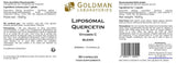Goldman Laboratories Liposomal Quercetin & Vitamin C 30s