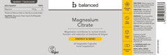 Balanced Magnesium Citrate 60s