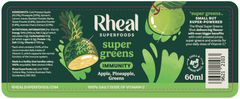 Rheal Superfoods Super Greens Shot 60ml (SINGLE)