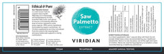 Viridian Saw Palmetto Extract 90s
