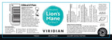 Viridian Organic Lion's Mane Extract 30s