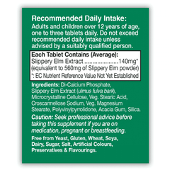 Health Aid Slippery Elm 560mg 60s