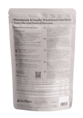 Purition Wholefood Nutrition Macadamia & Vanilla 500g