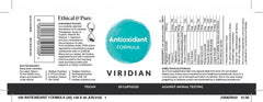 Viridian Antioxidant Formula 30s