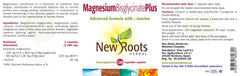 New Roots Herbal Magnesium Bisglycinate Plus 120s