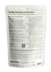 Purition Wholefood Nutrition Vanilla Vegan 500g
