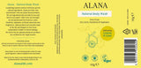 Alana Natural Body Wash Refreshing Lemon & Lime (Bar) 95g