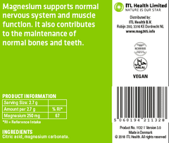 ITL Health MAG365 Your Everyday Magnesium Unflavoured 300g
