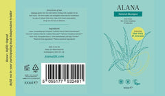 Alana Natural Shampoo Hydrating Aloe Vera & Avocado 100ml (Travel Size)