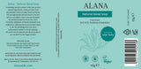 Alana Natural Hand Soap Hydrating Aloe Vera (Bar) 95g