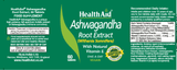 Health Aid Ashwagandha Root Extract 60s