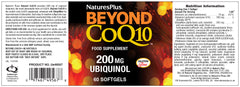 Nature's Plus Beyond CoQ10 200mg 60's