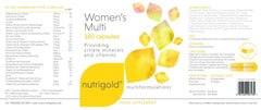 Nutrigold Women's Multi 180s