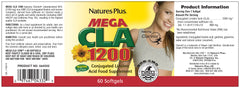 Nature's Plus Mega CLA 1200 60's