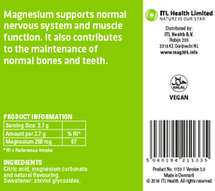 ITL Health MAG365 Your Everyday Magnesium Passion Fruit 300g