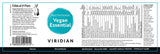 Viridian Multivitamin Vegan Essential 90s