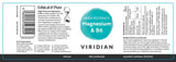 Viridian High Potency Magnesium & B6 120s