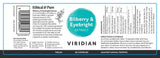 Viridian Bilberry & Eyebright Extract 30s