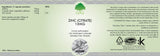 G&G Vitamins Zinc (Citrate) 15mg 120s