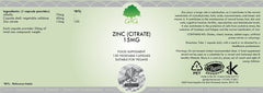 G&G Vitamins Zinc (Citrate) 15mg 120s