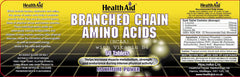 Health Aid Branched Chain Amino Acids (BCAA) with Vitamin B6 60s
