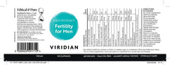 Viridian High Potency Fertility for Men 120s